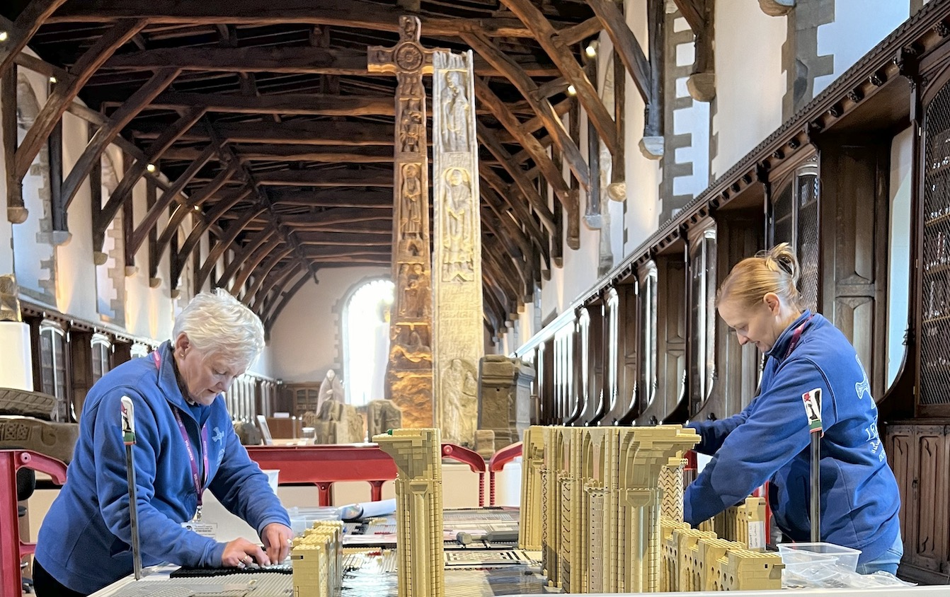 Durham Cathedral is being rebuilt in Lego
